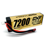 DXF LiPo Battery 2S HV 7.6V 7200mAh 140C Graphene Hardcase Gold with EC5 / T / TRX / XT60 / XT90 / XT150 / Q8s Plug for RC 1/8 1/10 Buggy Truck Car Off-Road Drone