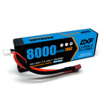 DXF LiPo Battery 2S 7.4V 8000mAh 140C Graphene Hardcase with EC5 / T / TRX / XT60 / XT90 / XT150 / Q8s Plug for RC 1/8 1/10 Buggy Truck Car Off-Road Drone