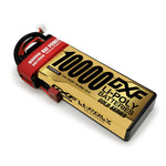 DXF LiPo Battery 2S HV 7.6V 10000mAh 150C Graphene Hardcase Gold with EC5 / T / TRX / XT60 / XT90 / XT150 / Q8s Plug for RC 1/8 1/10 Buggy Truck Car Off-Road Drone