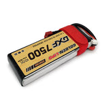 DXF Lipo Battery 2S 7.4V 7500mAh 100C Graphene Softcase with EC5 / T / TRX / XT60 / XT90 / XT150 / Q8s Plug for RC 1/8 1/10 Buggy Truck Car Off-Road Drone
