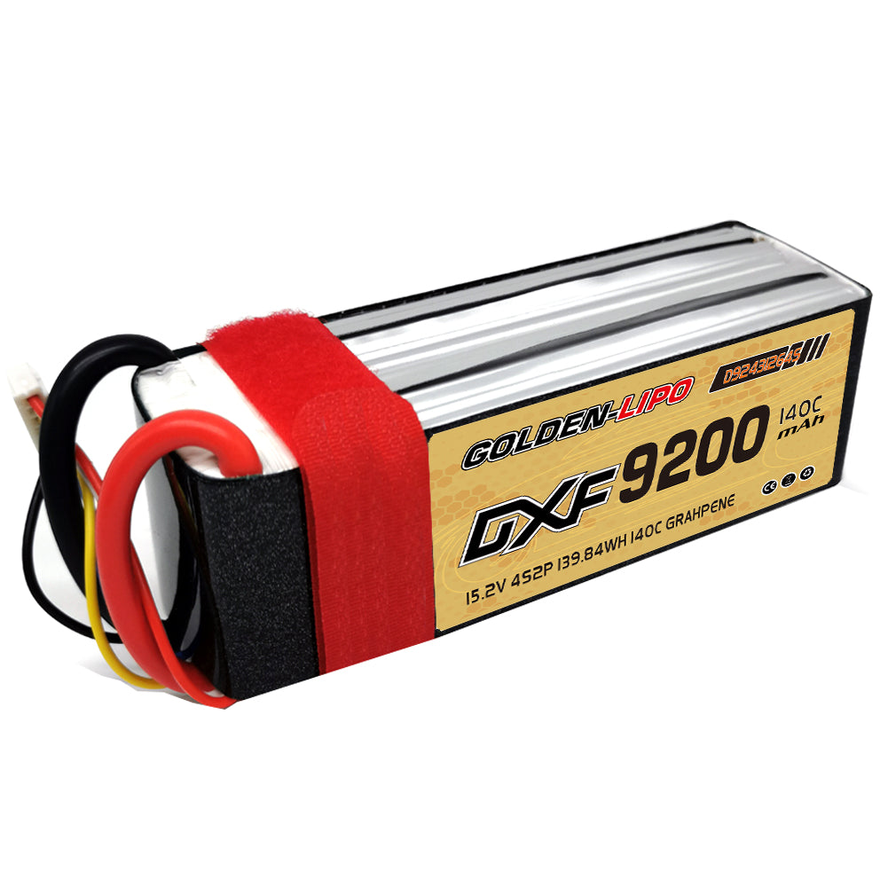 DXF Lipo Battery 5S HV 19.0V 9200mAh 140C GoldSeries Graphene Softcase with EC5 / T / TRX / XT60 / XT90 / XT150 / Q8s Plug for RC 1/8 1/10 Buggy Truck Car Off-Road Drone
