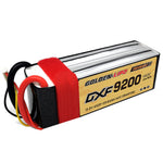 DXF Lipo Battery 4S HV 15.2V 9200mAh 140C GoldSeries Graphene Softcase with EC5 / T / TRX / XT60 / XT90 / XT150 / Q8s Plug for RC 1/8 1/10 Buggy Truck Car Off-Road Drone
