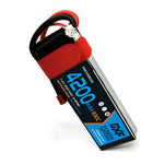DXF Lipo Battery 2S 7.4V 4200mAh 100C GoldSeries Graphene Softcase with EC5 / T / TRX / XT60 / XT90 / XT150 / Q8s Plug for RC 1/8 1/10 Buggy Truck Car Off-Road Drone