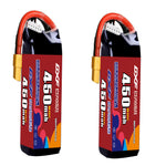 DXF LiPo Battery 5S 18.5V 450mAh 80C with PH2.0 / JST / XT30 / SM / XT60 / EC5 / XT90 for FPV Drone Whoop Micro Racing