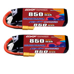 DXF LiPo Battery 6S HV 22.8V 850mAh 60C with PH2.0 / JST / XT30 / SM / XT60 / EC5 / XT90 for FPV Drone Whoop Micro Racing