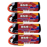 DXF LiPo Battery 6S HV 22.8V 850mAh 60C with PH2.0 / JST / XT30 / SM / XT60 / EC5 / XT90 for FPV Drone Whoop Micro Racing