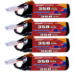 DXF LiPo Battery 4S HV 15.2V 350mAh 70C with PH2.0 / JST / XT30 / SM / XT60 / EC5 / XT90 for FPV Drone Whoop Micro Racing