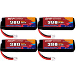 DXF LiPo Battery 3S HV 11.4V 380mAh 60C with PH2.0 / JST / XT30 / SM / XT60 / EC5 / XT90 for FPV Drone Whoop Micro Racing