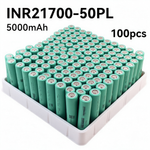 EVE INR21700-50PL 5000mAh 125A Li-ion Battery for Power Tools, E-Bikes & DIY Battery Packs (1-100 PCS)