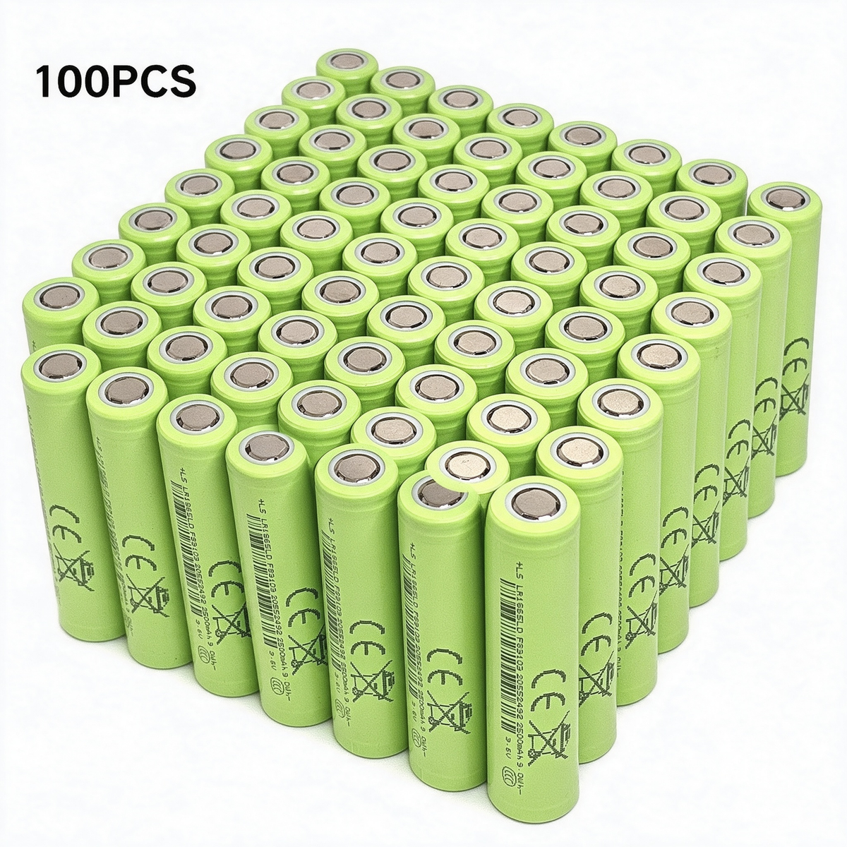 LISHEN LR1865LD 2500mAh 30A 18650 Li-ion Cell for Professional Power Tool & E-Mobility Battery Packs (1–100 PCS)