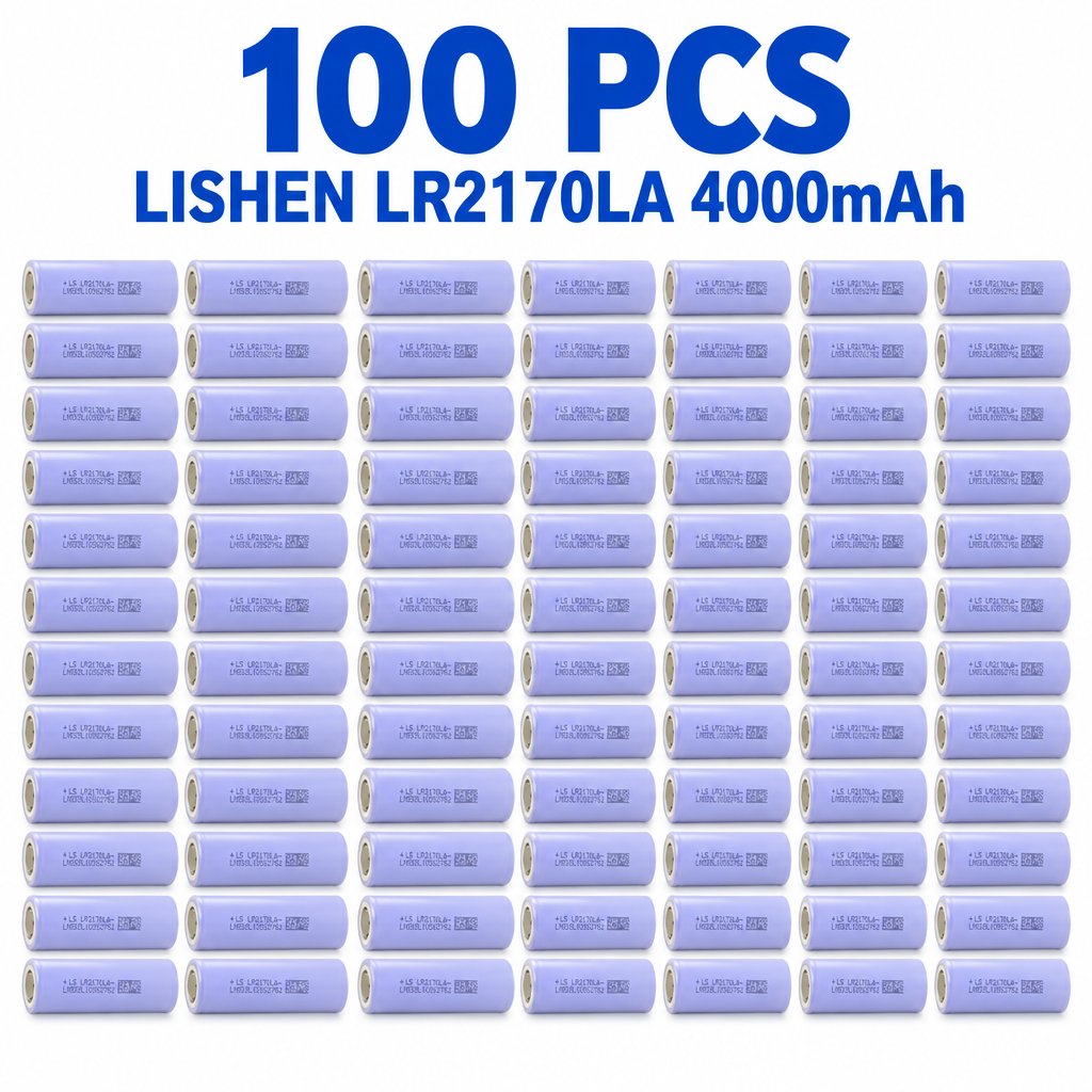 LISHEN LR2170LA 4000mAh 45A Reclaimed 21700 Li-ion Cell for Professional Battery Pack Assembly (1–100 PCS)