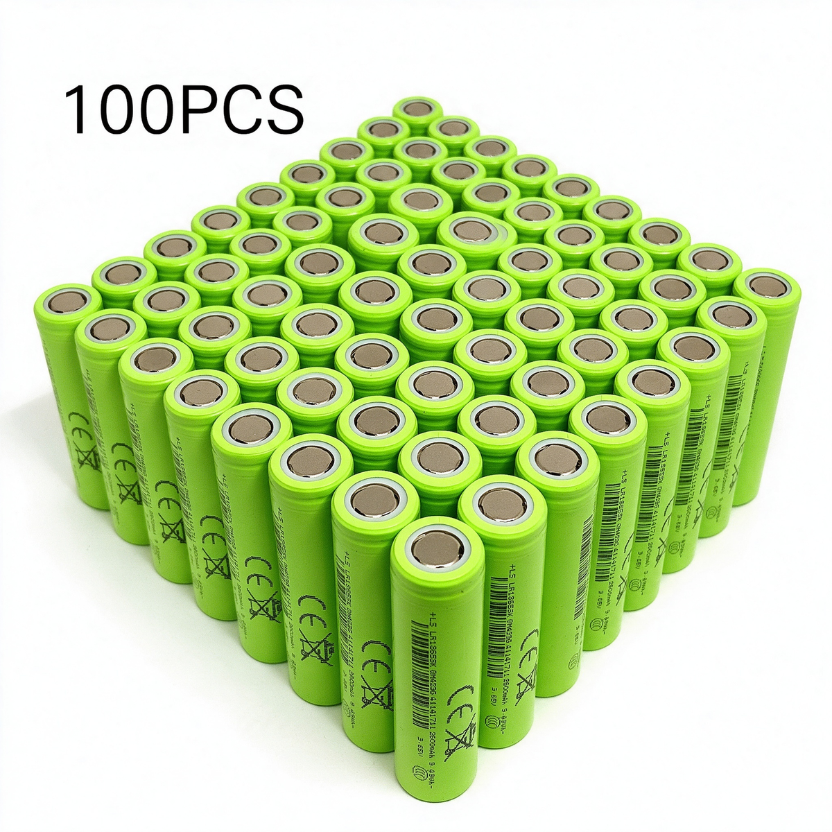 LISHEN LR1865SK 2600mAh 5.2A 18650 Li-ion Cell for Protected Portable Electronics, Backup Power & Battery Packs (1–100 PCS)