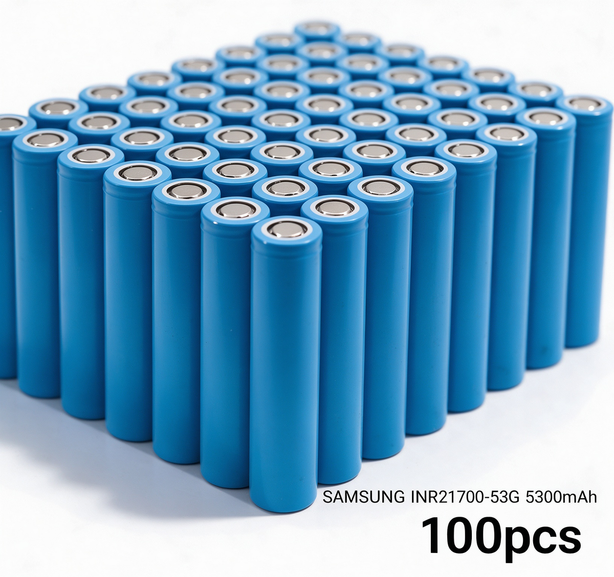 Samsung INR21700-53G 5300mAh 15.9A Li-ion Battery for E-Bikes, Flashlights & DIY Battery Packs (1-100 PCS)
