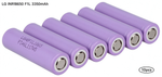 LG F1L INR18650-F1L 3350mAh 4.88A Li-ion Battery for Flashlights, E-Bikes & DIY Battery Packs (1-100 PCS)