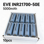 EVE INR21700-50E 5000mAh 15A Li-ion Battery for E-Bikes, Scooters & DIY Battery Packs (1-100 PCS)