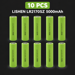 LISHEN LR2170SZ 5000mAh 15A 21700 Li-ion Cell for Protected Energy Storage, Outdoor Power & Long-Runtime Packs (1–100 PCS)