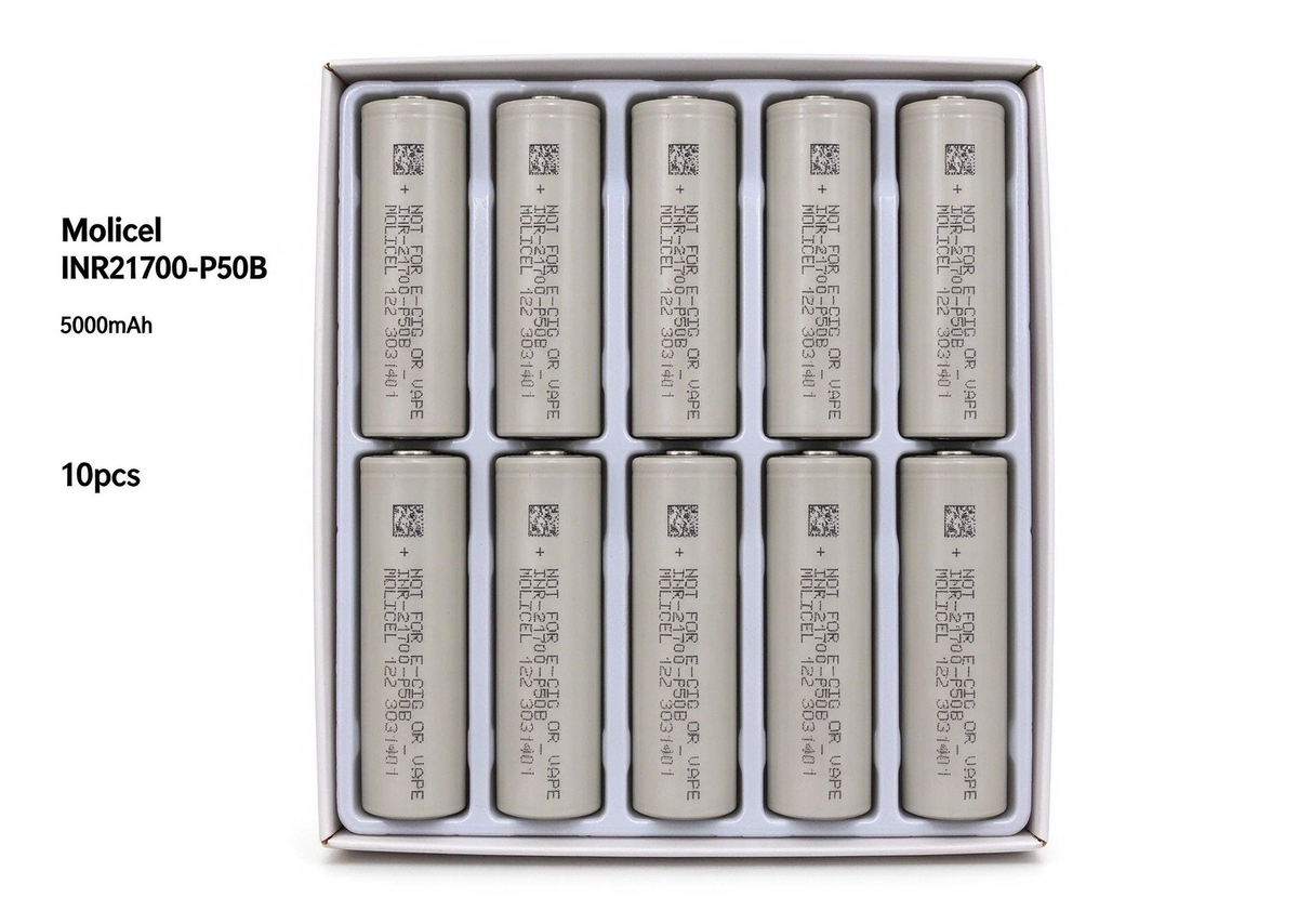 Molicel INR21700-P45B 4500mAh 45A Li-ion Battery for Power Tools, E-Bikes & DIY Battery Packs (1-100 PCS)