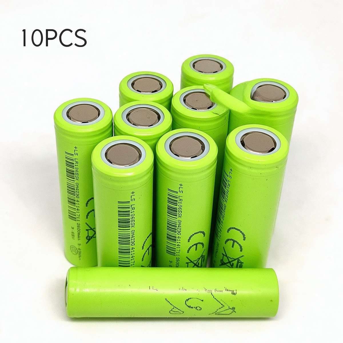 LISHEN LR1865SK 2600mAh 5.2A 18650 Li-ion Cell for Protected Portable Electronics, Backup Power & Battery Packs (1–100 PCS)