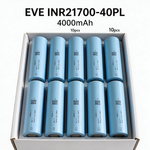 EVE INR21700-40PL 4000mAh 70A Li-ion Battery for Power Tools, E-Bikes & DIY Battery Packs (1-100 PCS)
