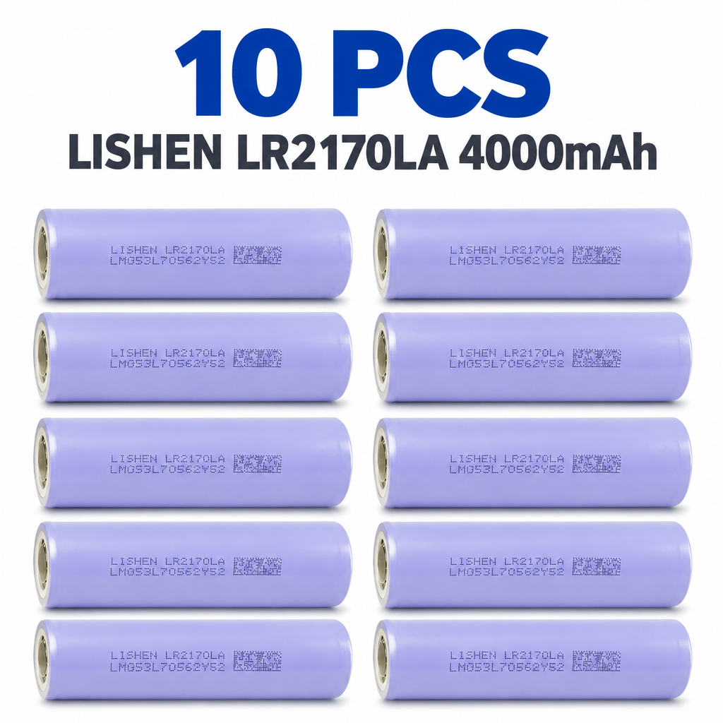 LISHEN LR2170LA 4000mAh 45A Reclaimed 21700 Li-ion Cell for Professional Battery Pack Assembly (1–100 PCS)