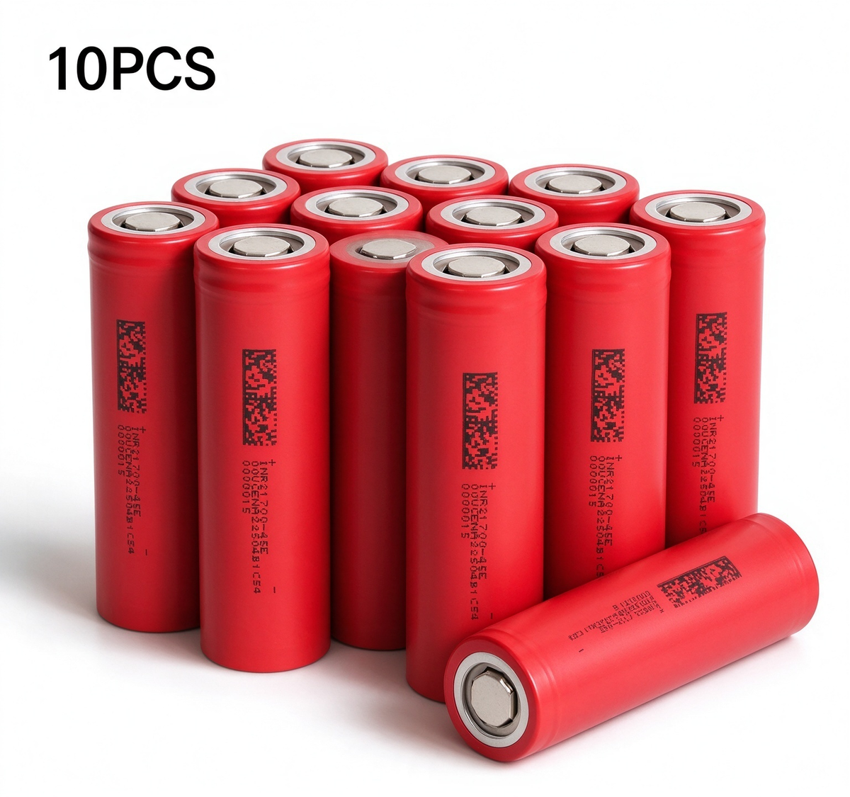 DMEGC INR21700-45E 4500mAh 9A Li-ion Battery for EVs, Power Tools & DIY Battery Packs (1-100 PCS)