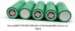 Samsung INR21700-58E 5500mAh 11A Li-ion Battery for E-Bikes, Flashlights & DIY Battery Packs (1-100 PCS)