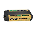 DXF LiPo Battery 2S2P HV 7.6V 7000mAh 140C Graphene NGP Plus Gold Version with 5mm Bullet / EC5 / T / TRX / XT60 / XT90 / XT150 / Q8s Plug for RC 1/10 1/8 Scale Car Racing