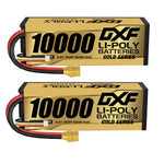 DXF LiPo Battery 3S HV 11.4V 10000mAh 150C Graphene Hardcase Gold with EC5 / T / TRX / XT60 / XT90 / XT150 / Q8s Plug for RC 1/8 1/10 Buggy Truck Car Off-Road Drone