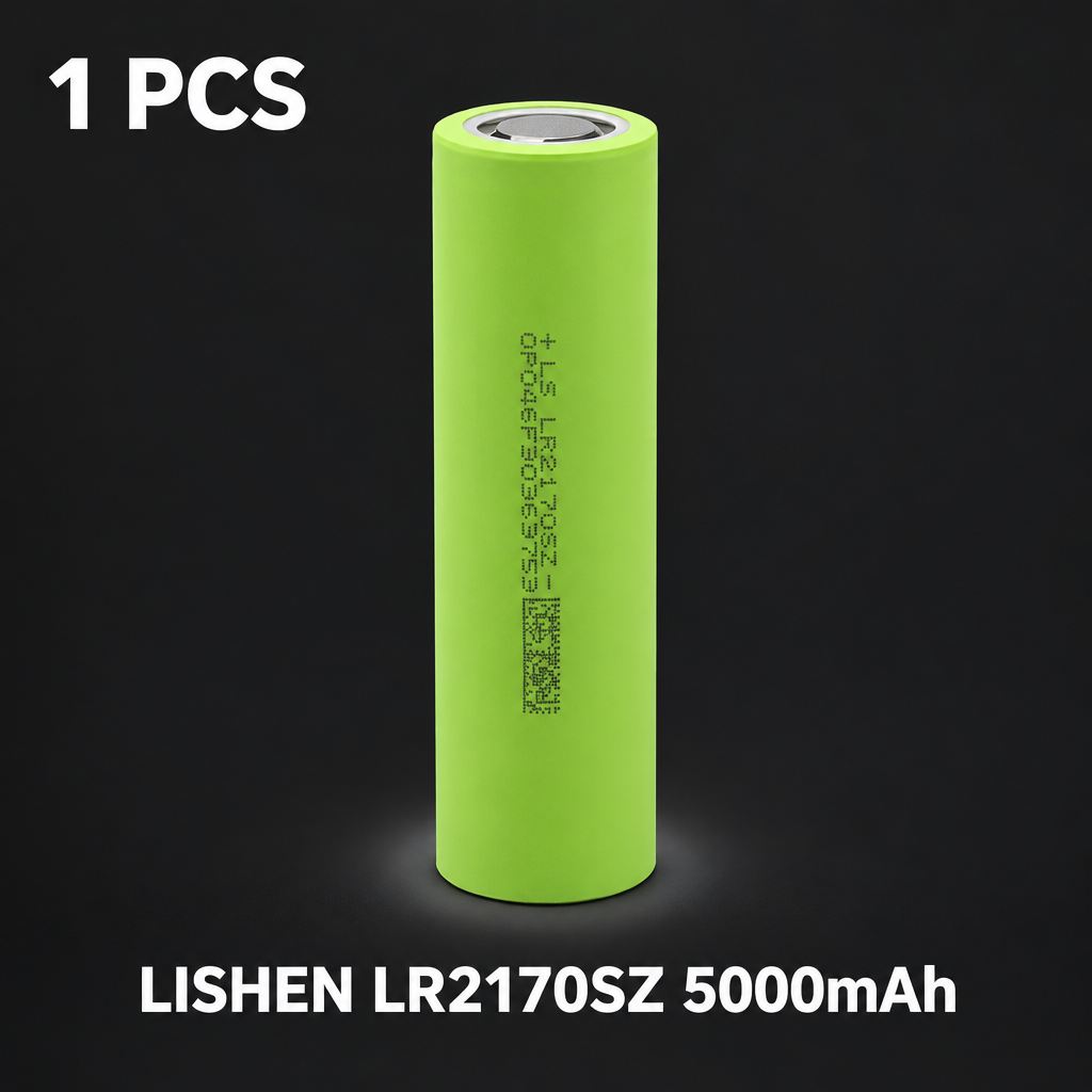LISHEN LR2170SZ 5000mAh 15A 21700 Li-ion Cell for Protected Energy Storage, Outdoor Power & Long-Runtime Packs (1–100 PCS)