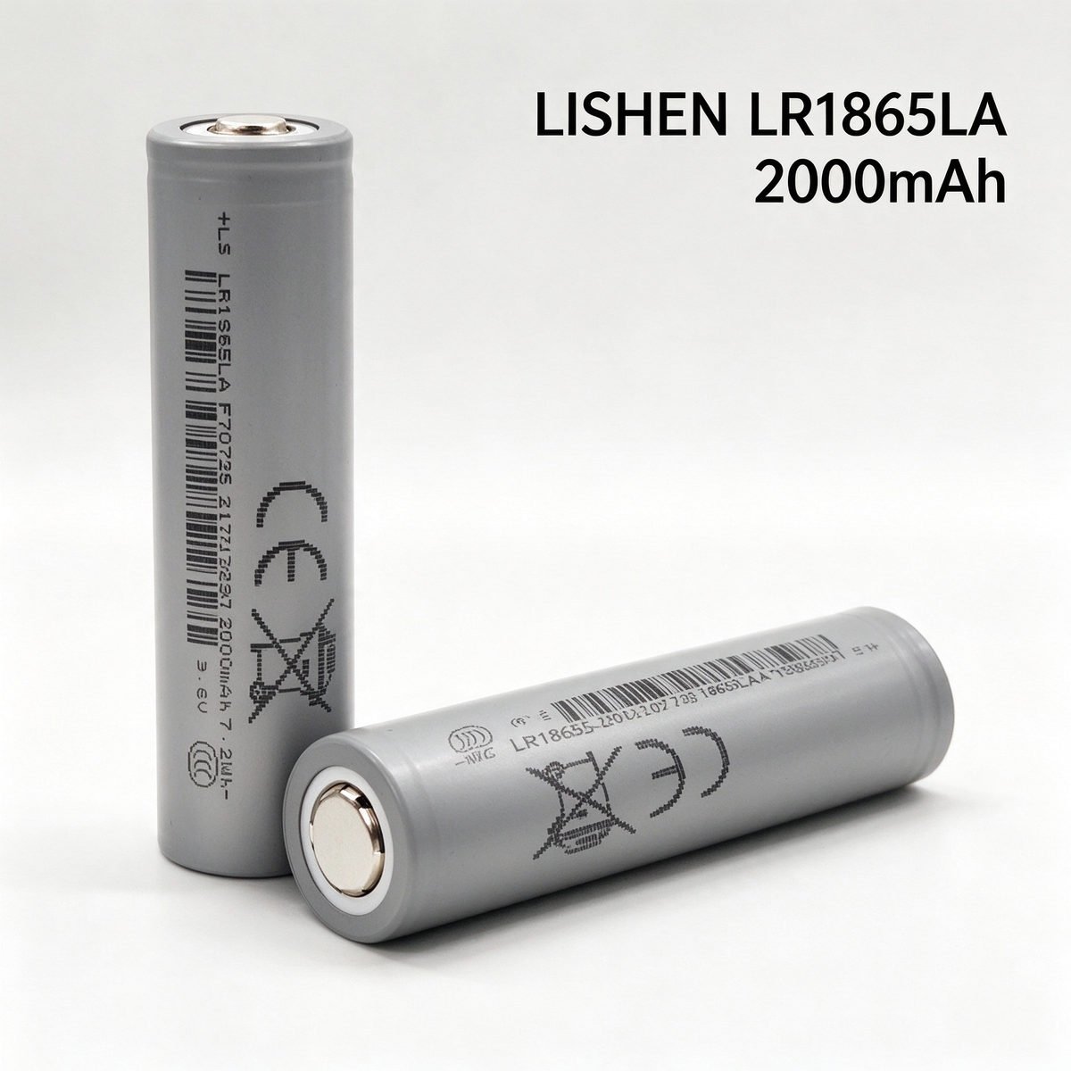 LISHEN LR1865LA 2000mAh 20A Reclaimed 18650 Industrial Cell (1–100 PCS)