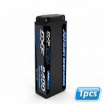 DXF 2S HV 7.6V 8400mAh 140C Graphene LiPo Hardcase Battery with 12AWG 5mm Bullet to Deans Plug for 1/8 1/10 RC Car Truck Boat Drone (1-6 Pack Available)