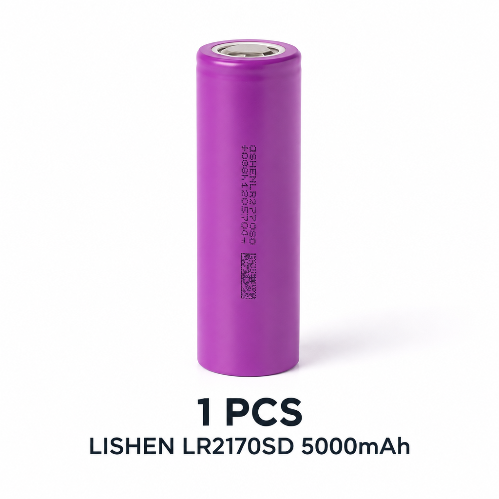 LISHEN LR2170SD 5000mAh 10A Reclaimed 21700 Li-ion Cell for Professional Battery Pack Assembly (1–100 PCS)