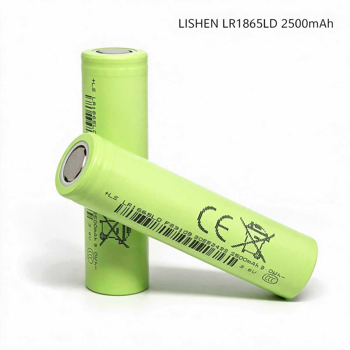 LISHEN LR1865LD 2500mAh 30A 18650 Li-ion Cell for Professional Power Tool & E-Mobility Battery Packs (1–100 PCS)