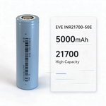 EVE INR21700-50E 5000mAh 15A Li-ion Battery for E-Bikes, Scooters & DIY Battery Packs (1-100 PCS)