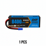 DXF 3S 11.1V 8400mAh 120C Hardcase LiPo Battery with 10AWG EC5 for 1/8 1/10 RC Cars, Trucks, Buggies (1-6 Pack Available)