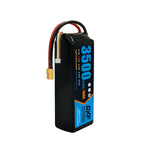 DXF 3S 11.1V 3500mAh 100C Graphene Softcase LiPo Battery with XT60 & 12AWG Wire for RC Cars, Boats & Aircraft Models (1-6 Pack)