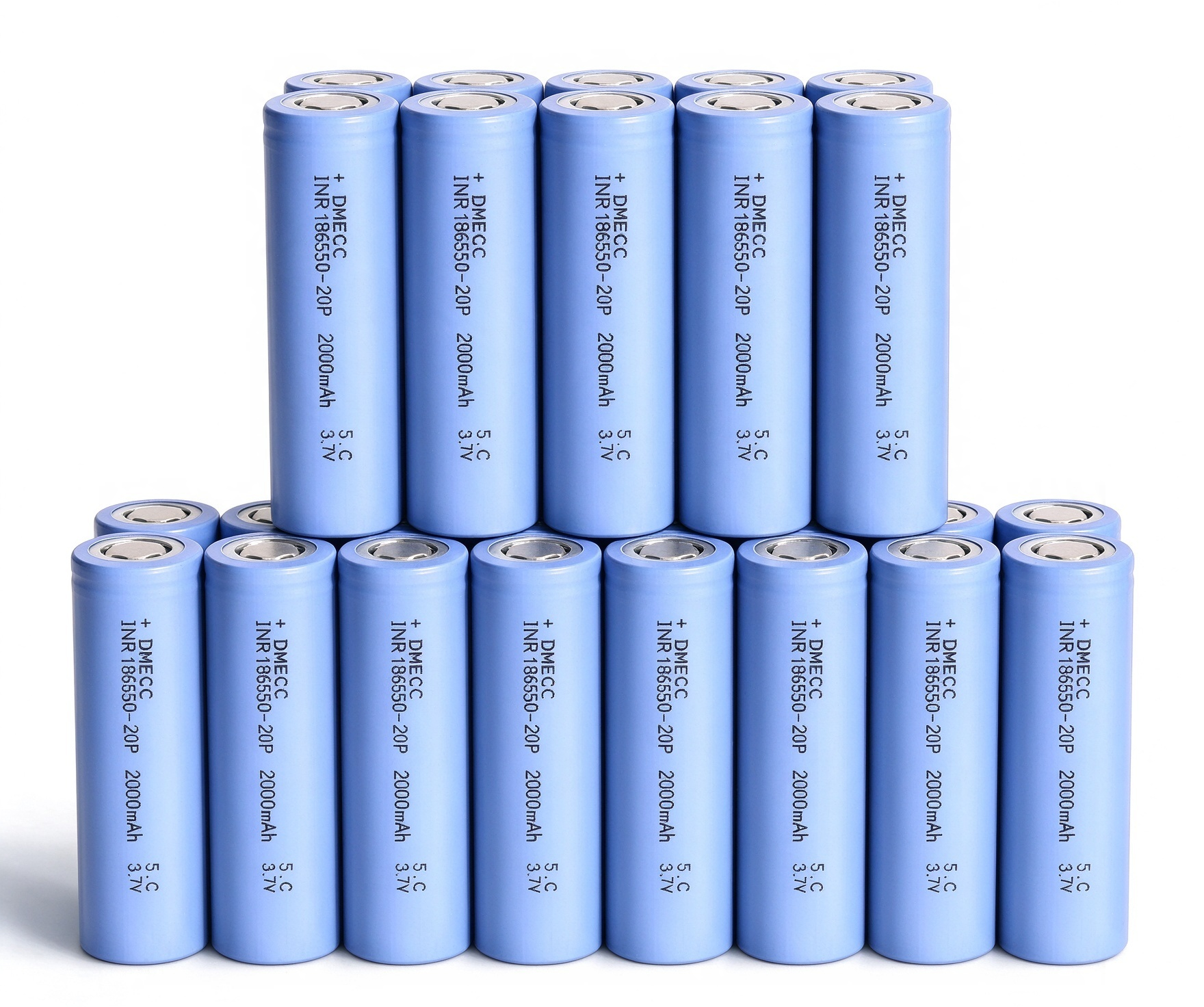 DMEGC INR18650-20P 2000mAh 20A Li-ion Battery for Power Tools, E-Bikes & DIY Battery Packs (1-100 PCS)