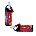 DXF LiPo Battery 4S HV 15.2V 300mAh 80C with PH2.0 / JST / XT30 / SM / XT60 / EC5 / XT90 for FPV Drone Whoop Micro Racing