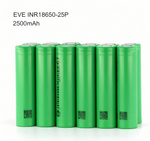EVE INR18650-25P 2500mAh 20A Li-ion Battery for Power Tools, E-Bikes & DIY Battery Packs (1-100 PCS)