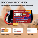 DXF 5S 18.5V 3000mAh 120C LiPo Battery for FPV Micro Drones (PH2.0 / JST / XT30 / SM / XT60 / EC5 / XT90 Options)
