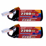 DXF 4S 14.8V 2200mAh 150C Softcase LiPo Battery with XT60 for RC Cars, Boats, Trucks (1-6 Pack Available)