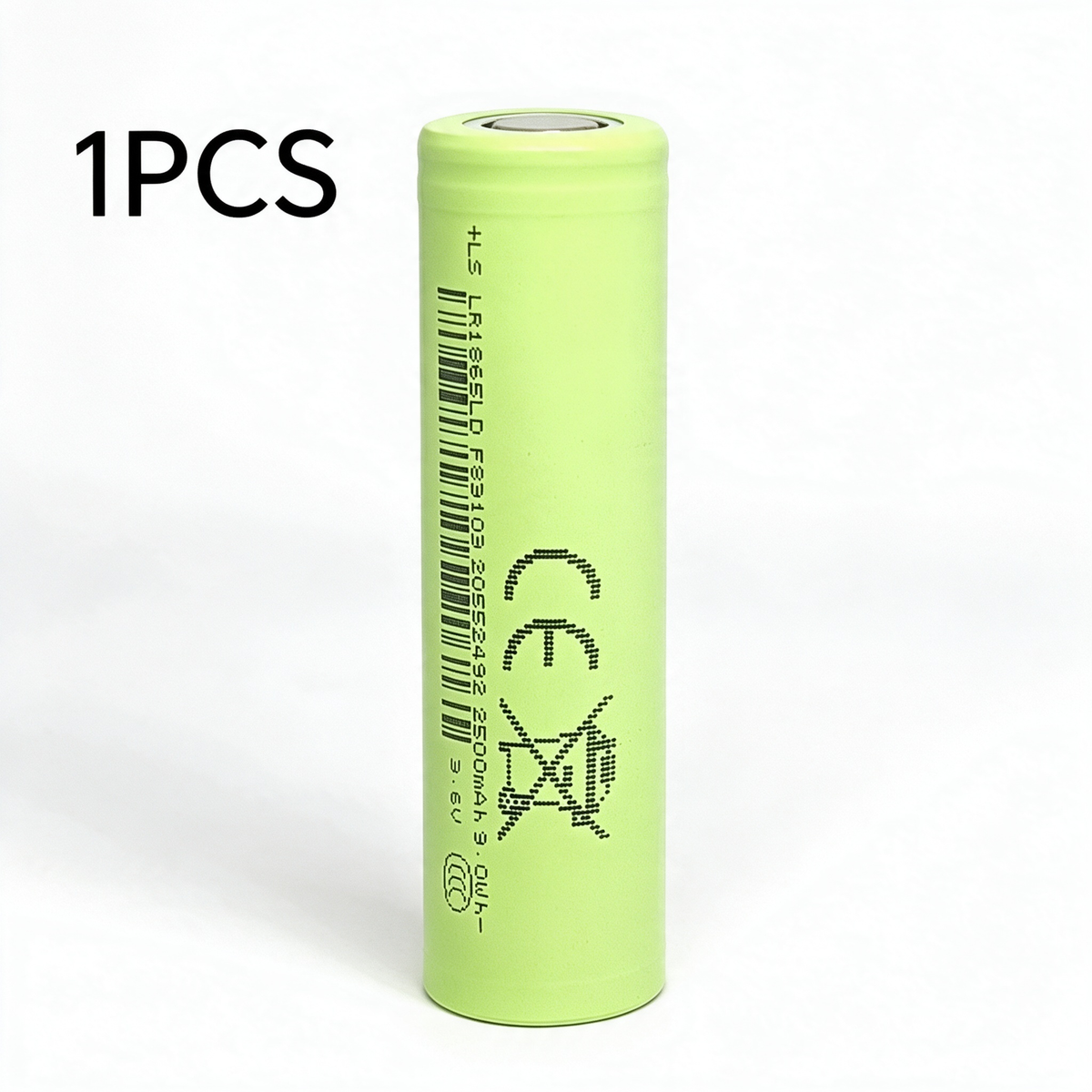 LISHEN LR1865LD 2500mAh 30A 18650 Li-ion Cell for Professional Power Tool & E-Mobility Battery Packs (1–100 PCS)