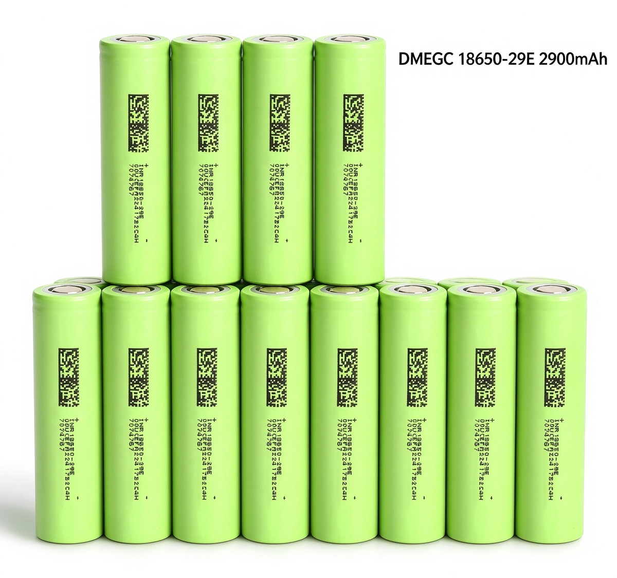 DMEGC INR18650-29E 2900mAh 4.8A Li-ion Battery for E-Bikes, Flashlights & DIY Battery Packs (1-100 PCS)