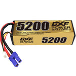 DXF LiPo Battery 3S 11.1V 5200mAh 140C Graphene Hardcase with EC5 / T / TRX / XT60 / XT90 / XT150 / Q8s Plug for RC 1/8 1/10 Buggy Truck Car Off-Road Drone