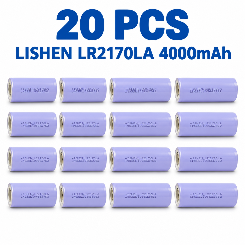 LISHEN LR2170LA 4000mAh 45A Reclaimed 21700 Li-ion Cell for Professional Battery Pack Assembly (1–100 PCS)