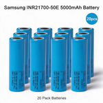 Samsung INR21700-50E 5000mAh 9.8A Li-ion Battery for E-Bikes, Flashlights & DIY Battery Packs (1-100 PCS)