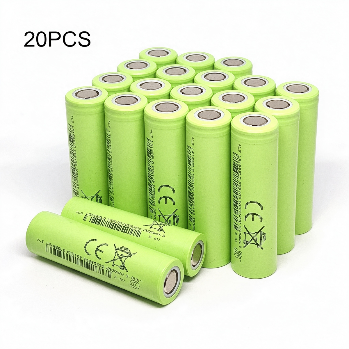 LISHEN LR1865LD 2500mAh 30A 18650 Li-ion Cell for Professional Power Tool & E-Mobility Battery Packs (1–100 PCS)