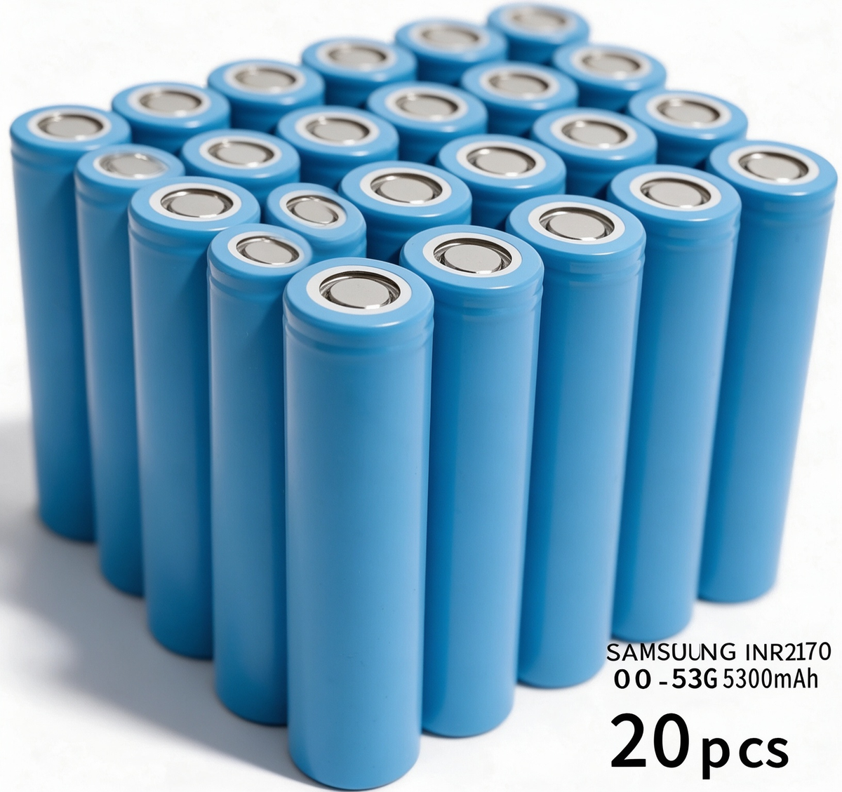 Samsung INR21700-53G 5300mAh 15.9A Li-ion Battery for E-Bikes, Flashlights & DIY Battery Packs (1-100 PCS)