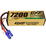 DXF LiPo Battery 3S 11.1V 7200mAh 140C Graphene Hardcase Gold with EC5 / T / TRX / XT60 / XT90 / XT150 / Q8s Plug for RC 1/8 1/10 Buggy Truck Car Off-Road Drone