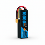 DXF 6S 22.2V 10000mAh 100C Graphene Blue Softcase LiPo Battery with XT90 for RC Cars Drones Helicopters Boats (1-6 Pack)